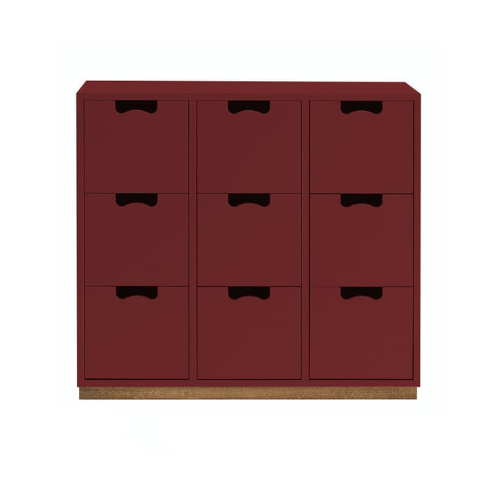 Commode Snö B3 - Brown red - Asplund