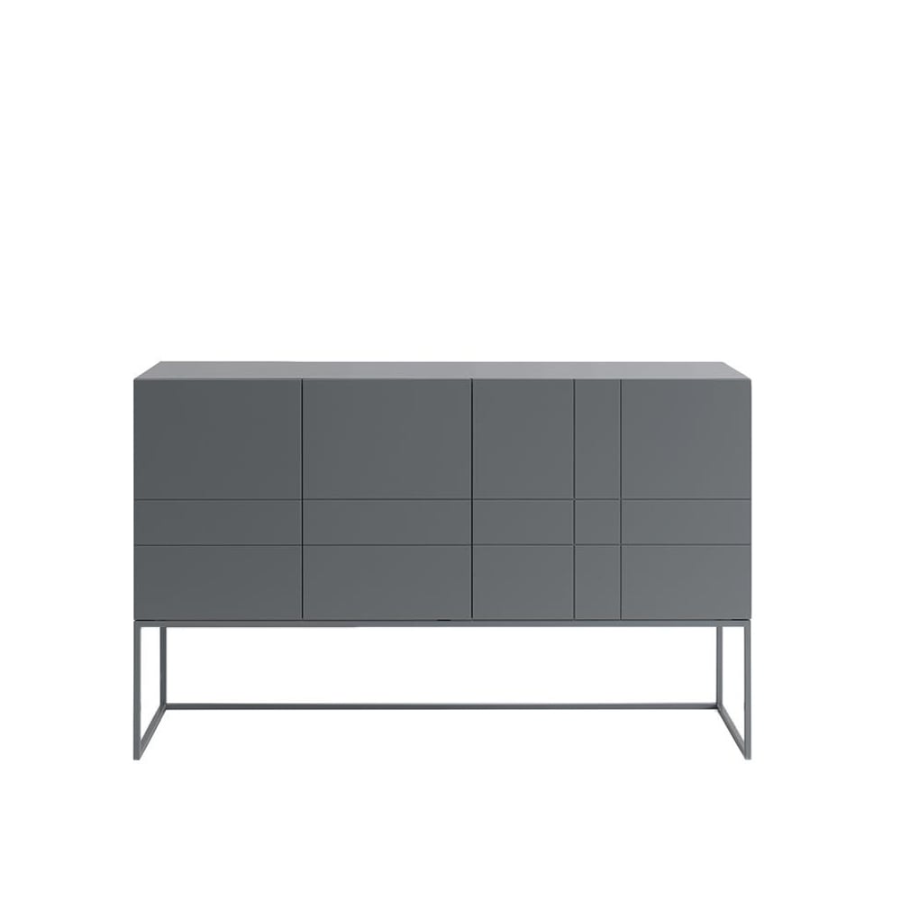Asplund Kilt Light 137 table d'appoint storm grey, 3 portes