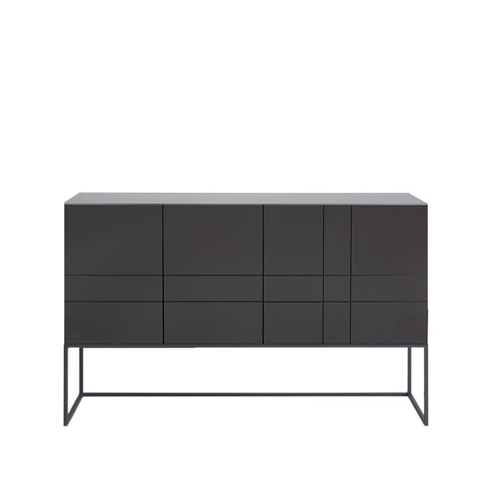 Asplund Kilt Light 137 table d'appoint taupe, 3 portes