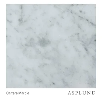 Luc 100 table console - Chêne teinté blanc-plateau en Carrara marbre, P2 - Asplund