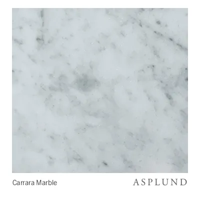 Luc 100 table console, Chêne teinté noyer-plateau en Carrara marbre, P4 Asplund