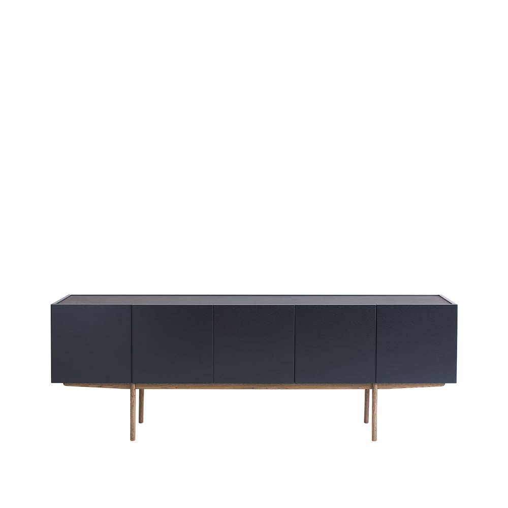 Asplund Luc Deluxe 200 table d'appoint char grey, pieds p4, calcaire