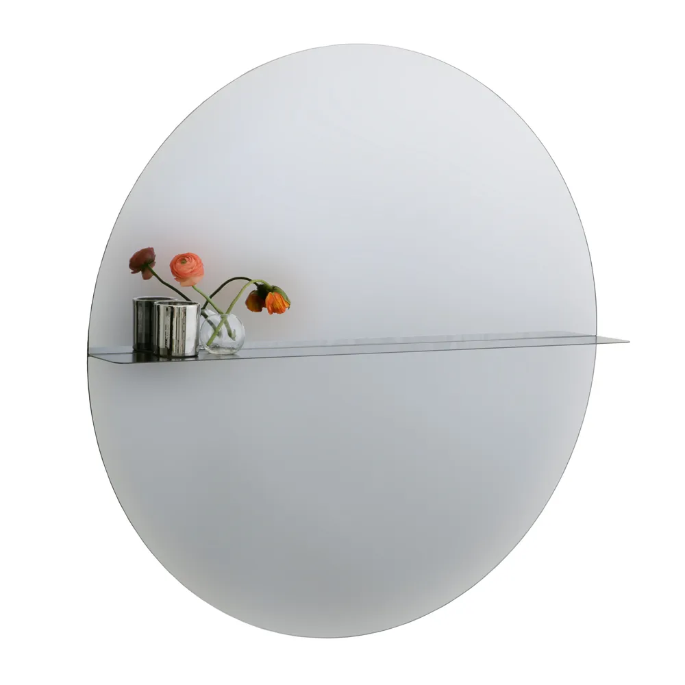 Otto miroir, green khaki, small, miroir clair Asplund