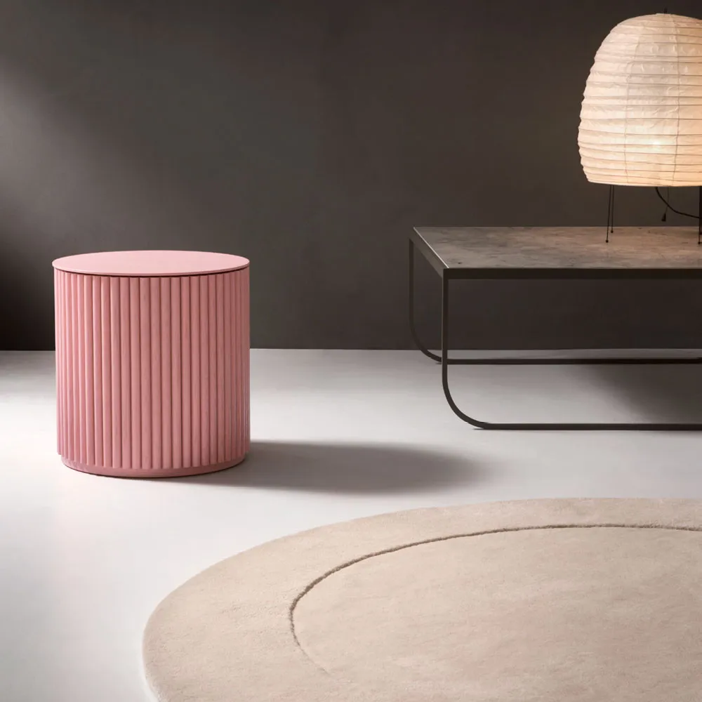 Petit Palais table d'appoint, dusty pink, h55 Asplund
