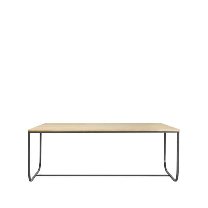 Table à manger Tati - chêne teinté blanc (p2), 200, support storm grey - Asplund