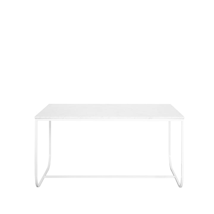 Table à manger Tati - marbre carrara, 140, support white - Asplund