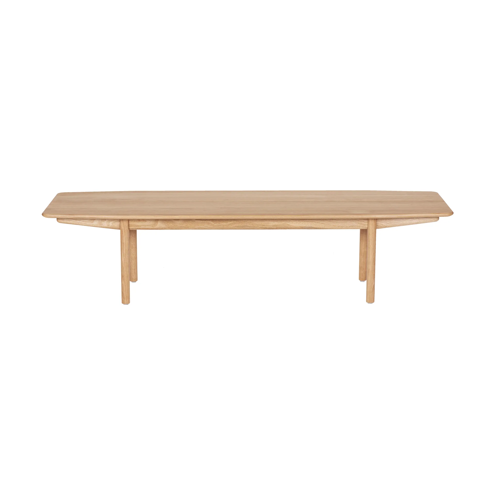 Table basse Lucca Lounge 50x160 cm, Natural oak Asplund
