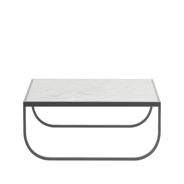 Table basse Tati High - marbre blanc, support storm grey  - Asplund