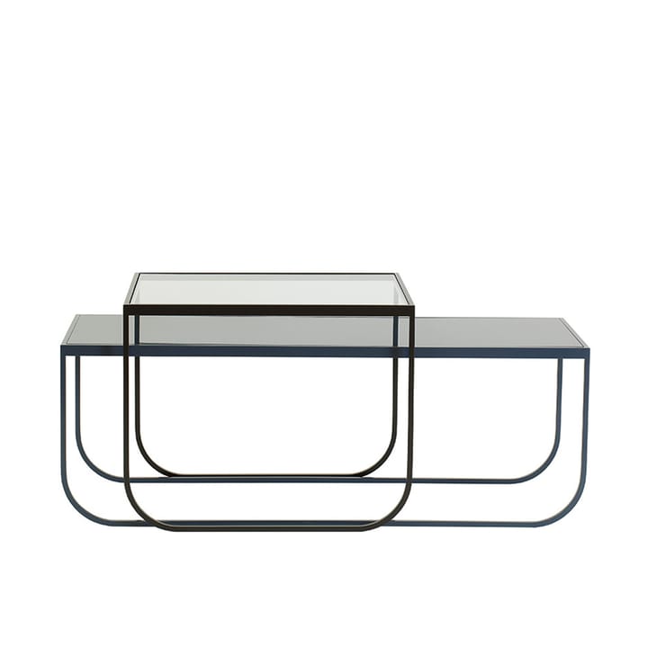 Table basse Tati Lounge High - verre, char grey - Asplund