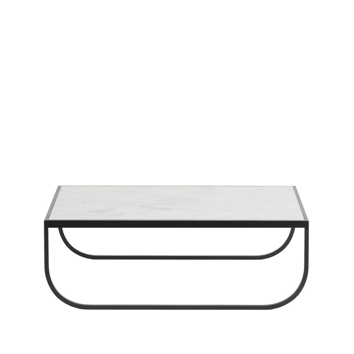 Table basse Tati Low - marbre blanc, char grey - Asplund
