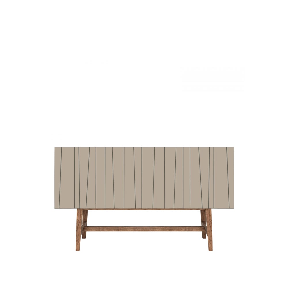 Asplund Table d'appoint Vass 60 180 dark sand, dark oak p6 support
