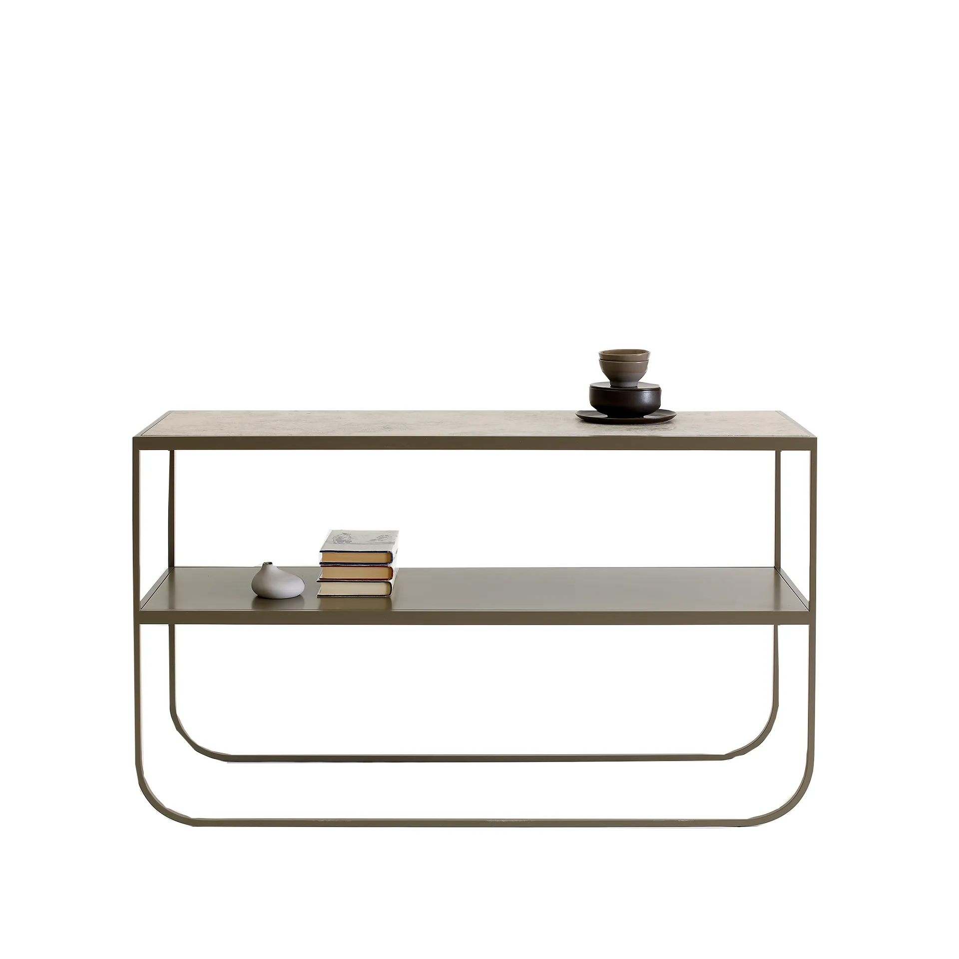 Tati Console 120 table d'appoint, calcaire jura, support nougat, 120 Asplund