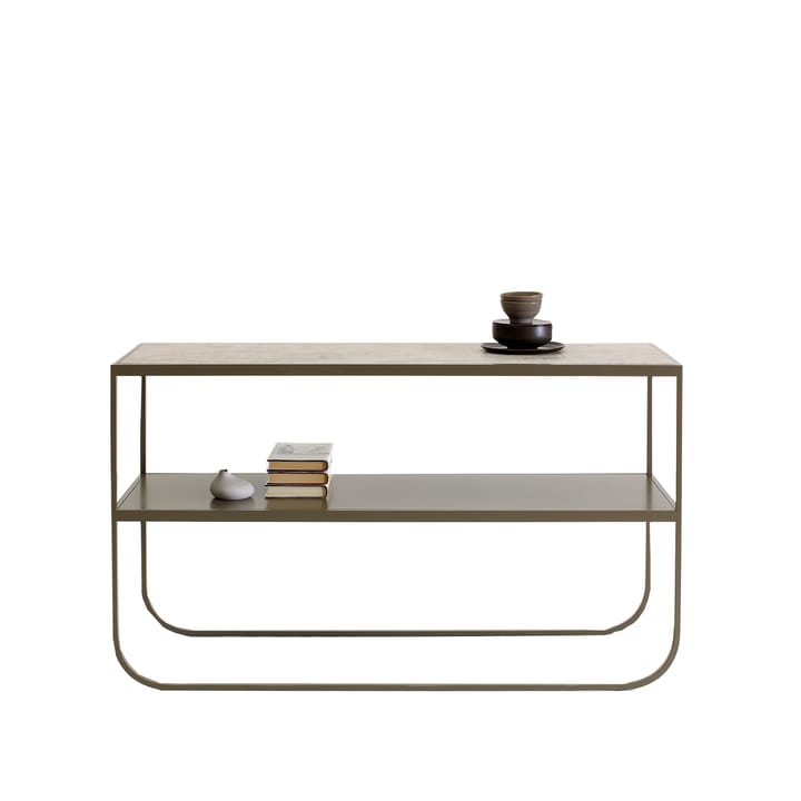 Tati Console 120 table d'appoint - calcaire jura, support nougat, 120 - Asplund