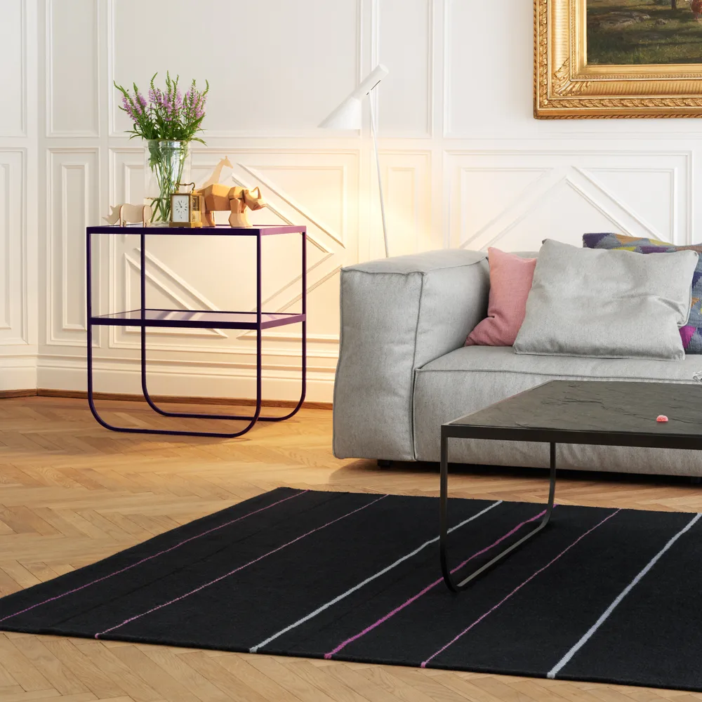 Tati Console 120 table d'appoint, pigment blanc de chêne, support blanc, 120 Asplund