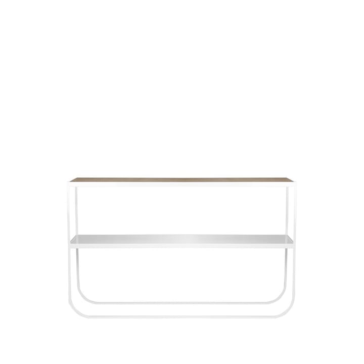 Tati Console 120 table d'appoint - pigment blanc de chêne, support blanc, 120 - Asplund