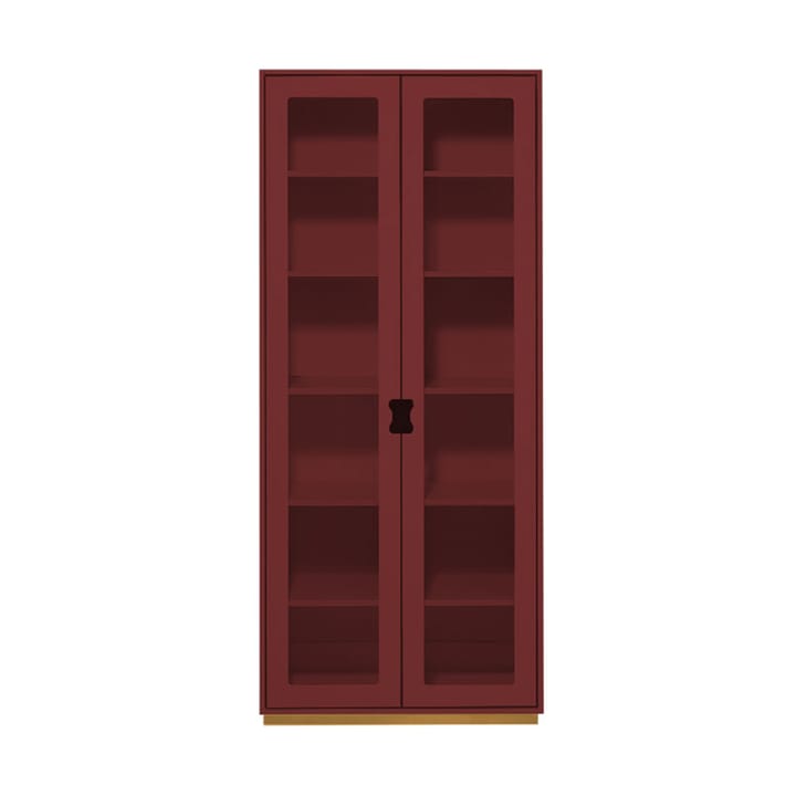 Vitrine haute Snö F - Brown red, profondeur : 42 cm - Asplund