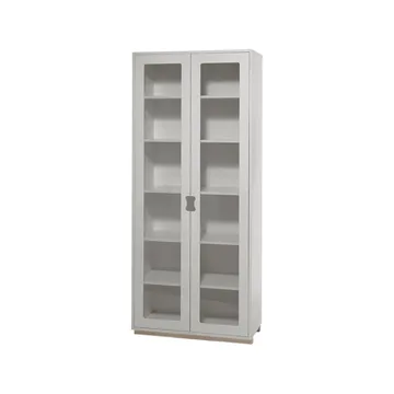 Vitrine haute Snö F - Light grey, björksockel, dj.42 cm - Asplund
