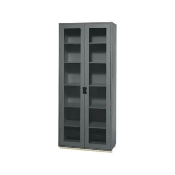Vitrine haute Snö F - Storm grey, support en bouleau, dj.42 cm - Asplund