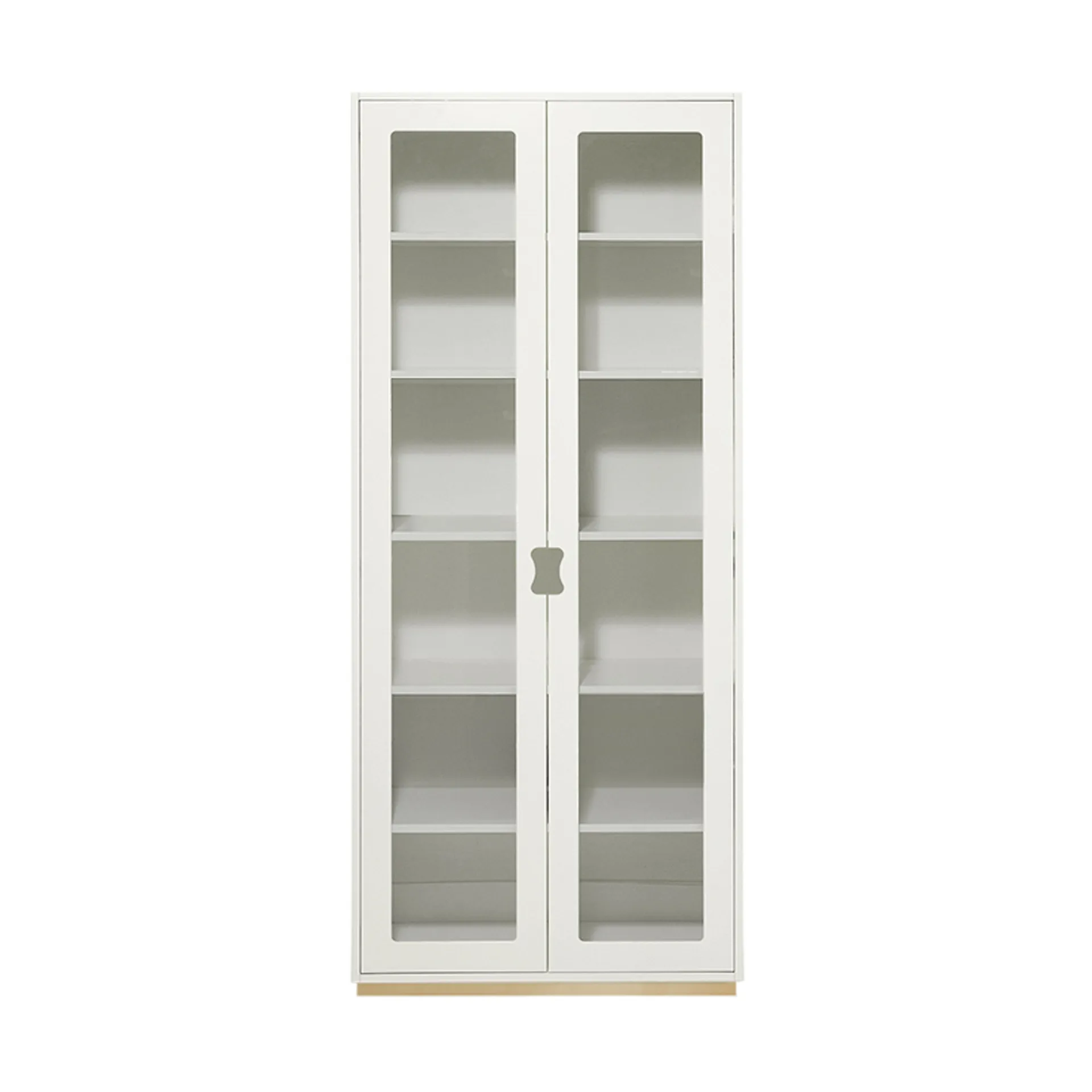 Vitrine haute Snö F, White, support en bouleau, dj.30 cm Asplund
