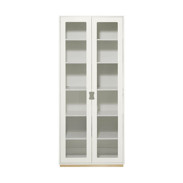 Vitrine haute Snö F - white, support en bouleau, dj.30 cm - Asplund