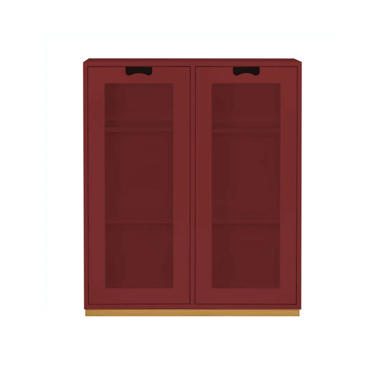 Vitrine Snö E, Brown red, profondeur: 30 cm Asplund