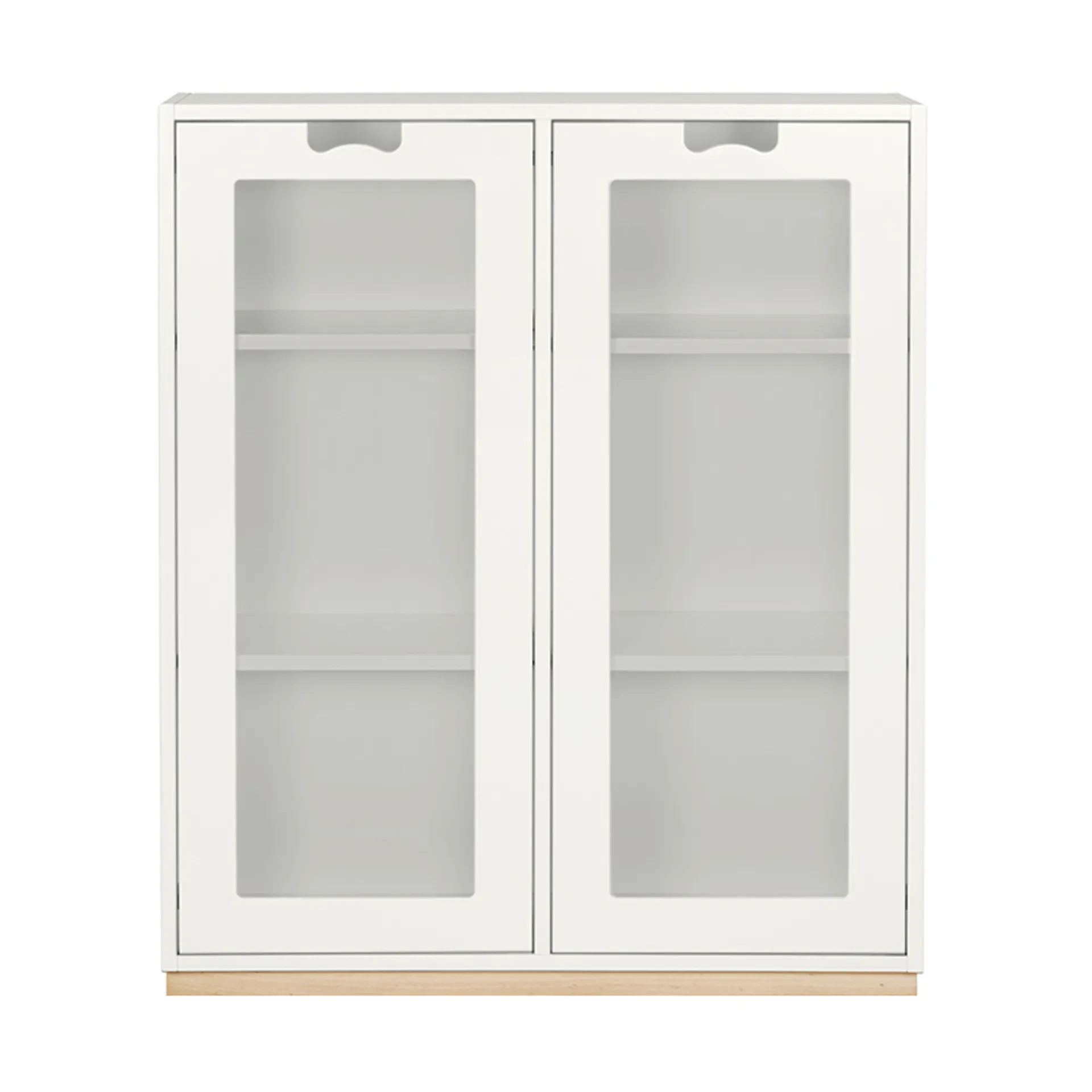 Vitrine Snö E, White, support en bouleau, dj.42 cm Asplund