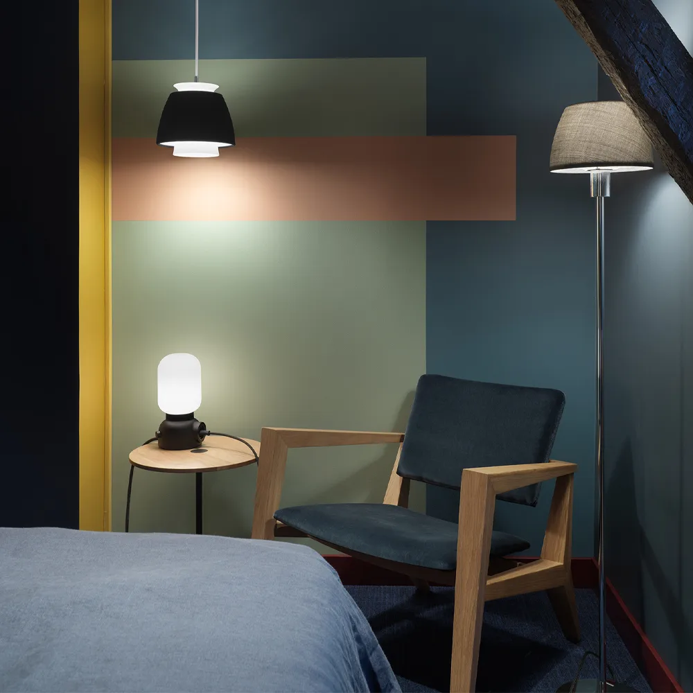 Lampadaire Buzz, Noir, led, bas Ateljé Lyktan