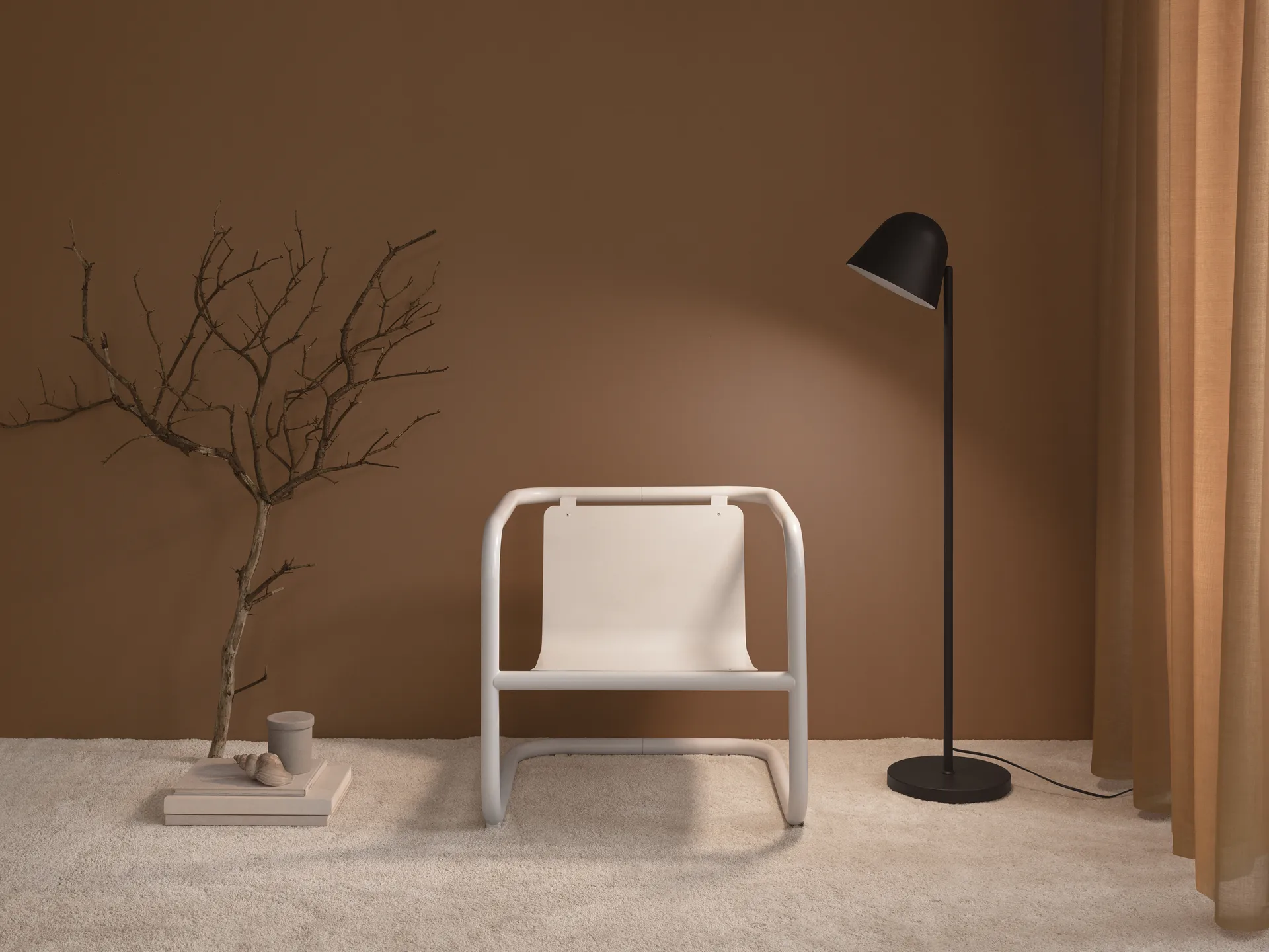 Lampadaire Charge 139,3 cm, Noir Ateljé Lyktan