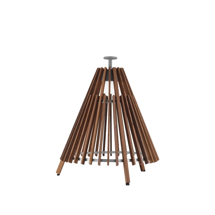 Lampadaire Tipi - frêne traité thermiquement, 738, aluminium - Ateljé Lyktan