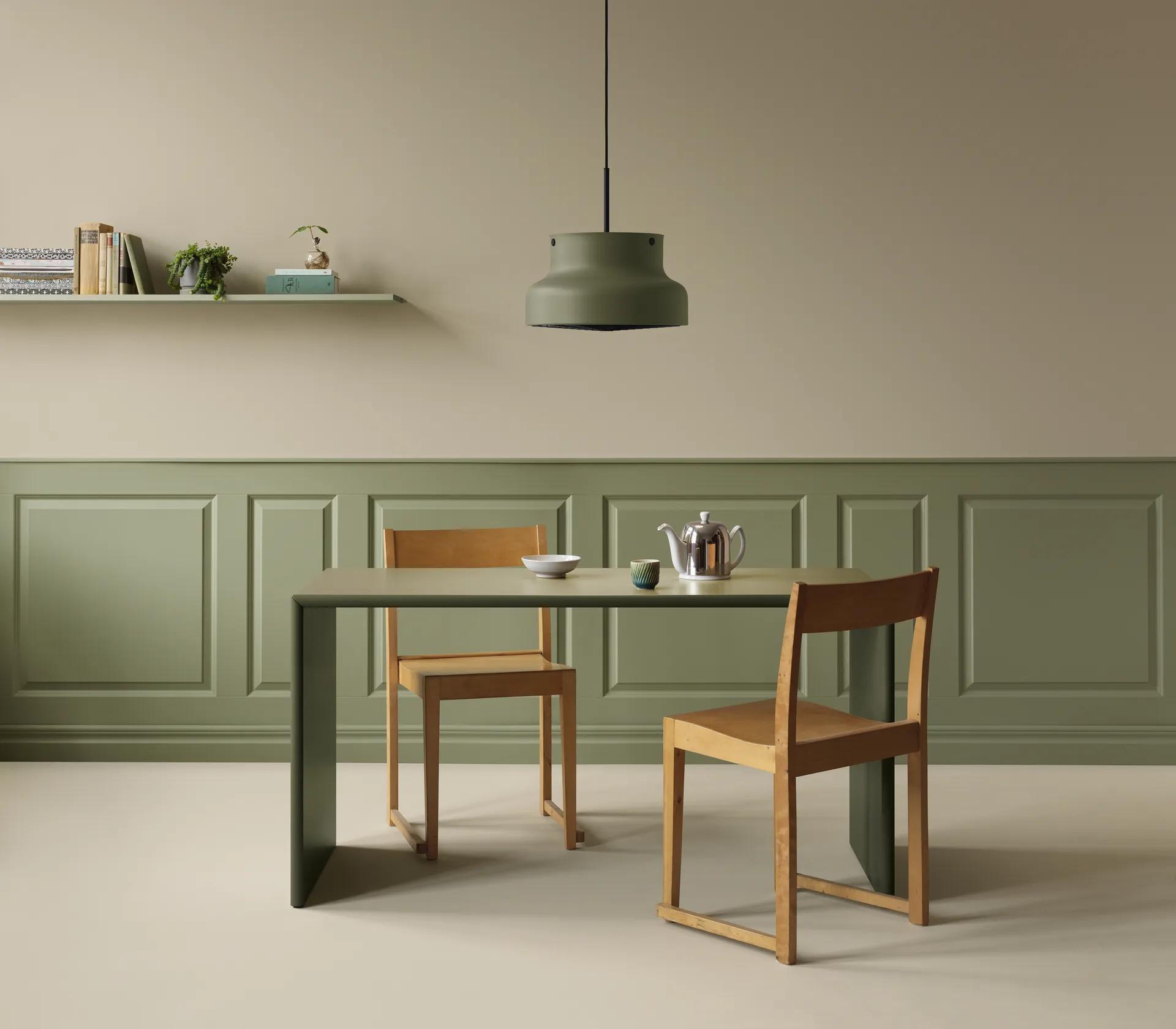 Lampe Bumling 40 cm, Vert poudré Ateljé Lyktan