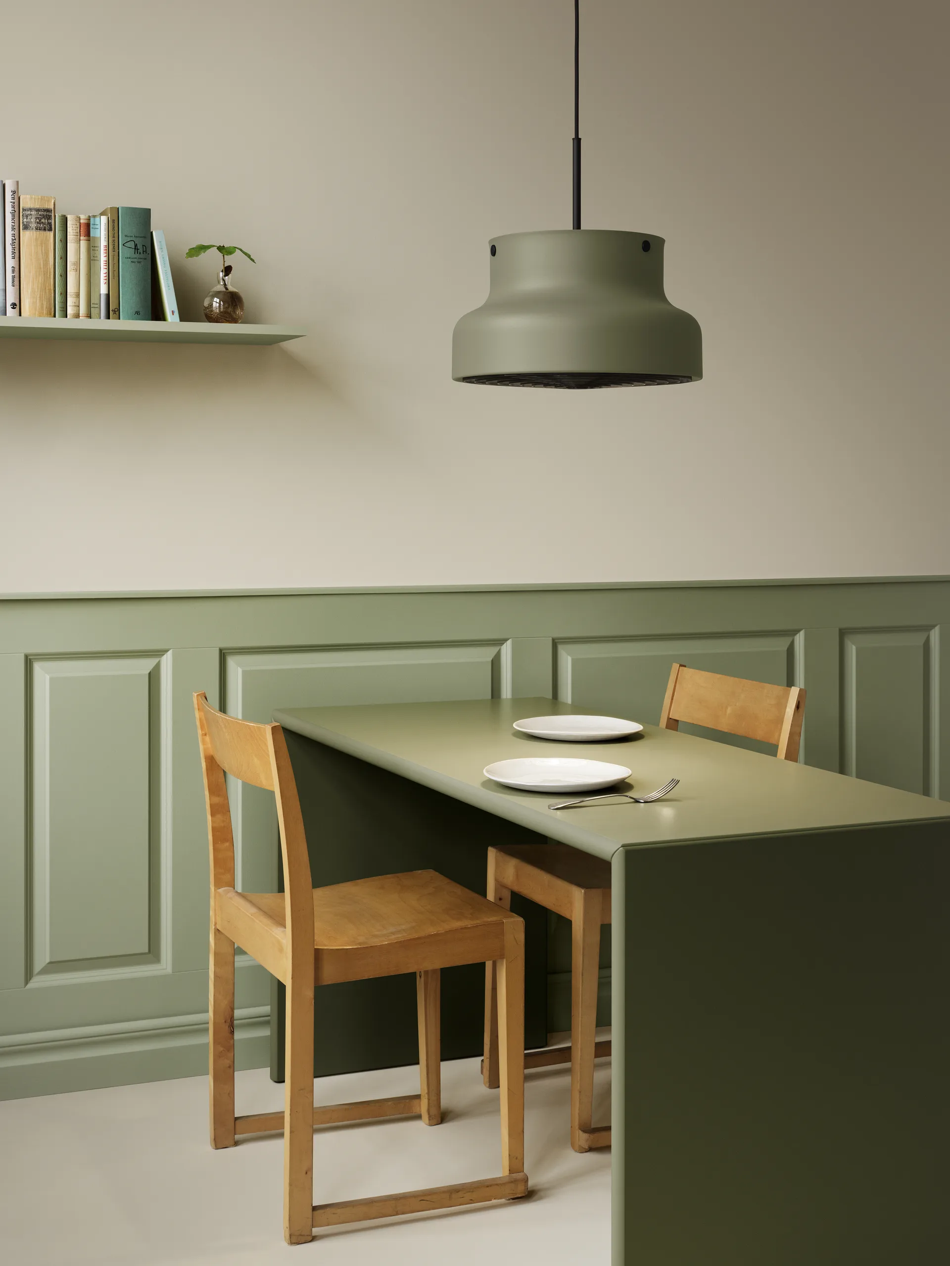 Lampe Bumling 40 cm, Vert poudré Ateljé Lyktan