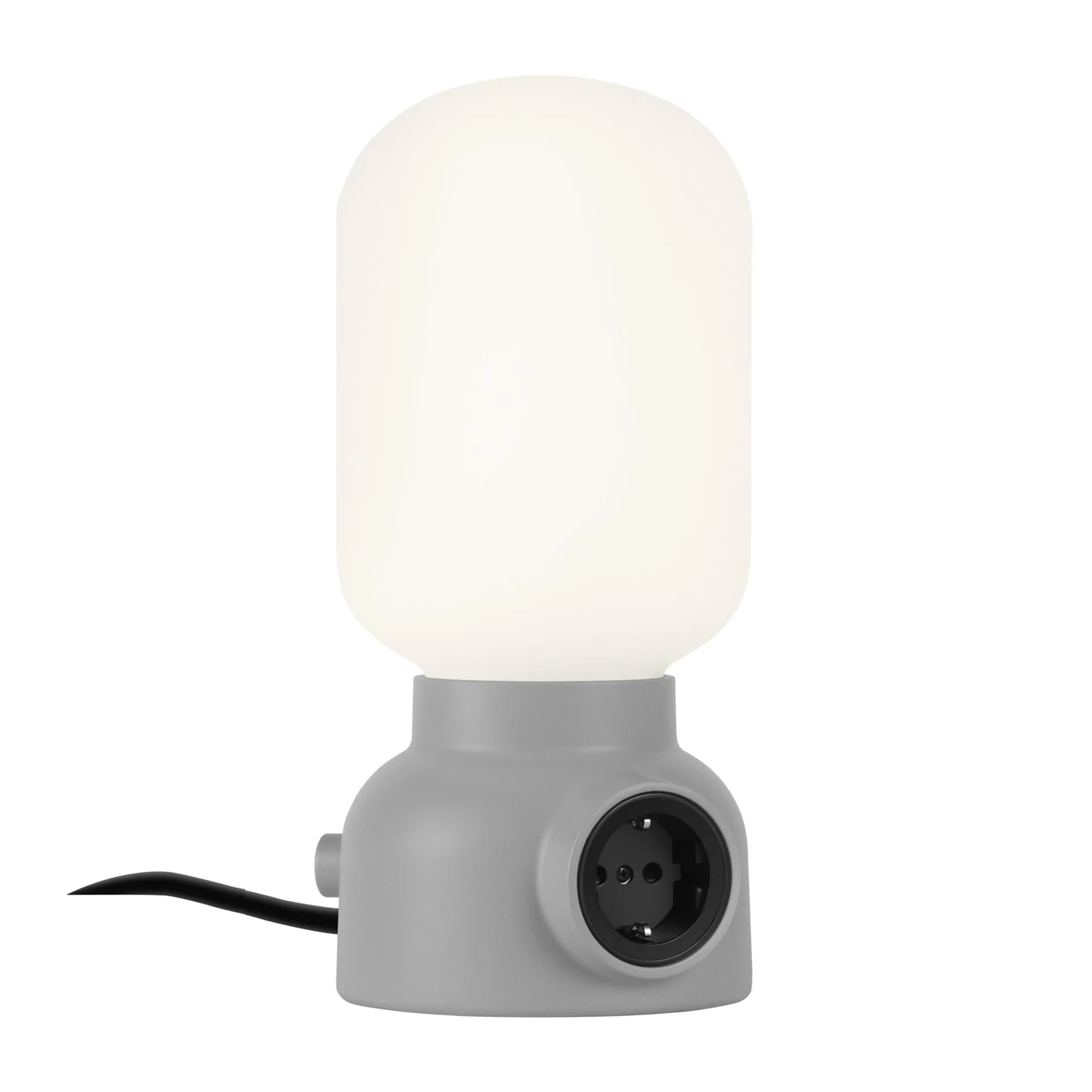 Lampe de table Plug, gris Ateljé Lyktan