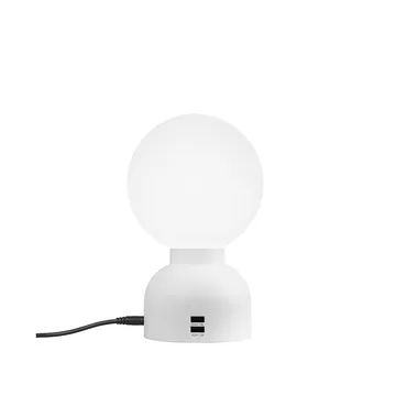 Lampe de table Pluggie - blanc, opaline - Ateljé Lyktan