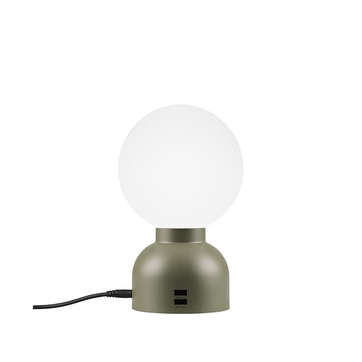 Lampe de table Pluggie - vert poudré, opaline - Ateljé Lyktan