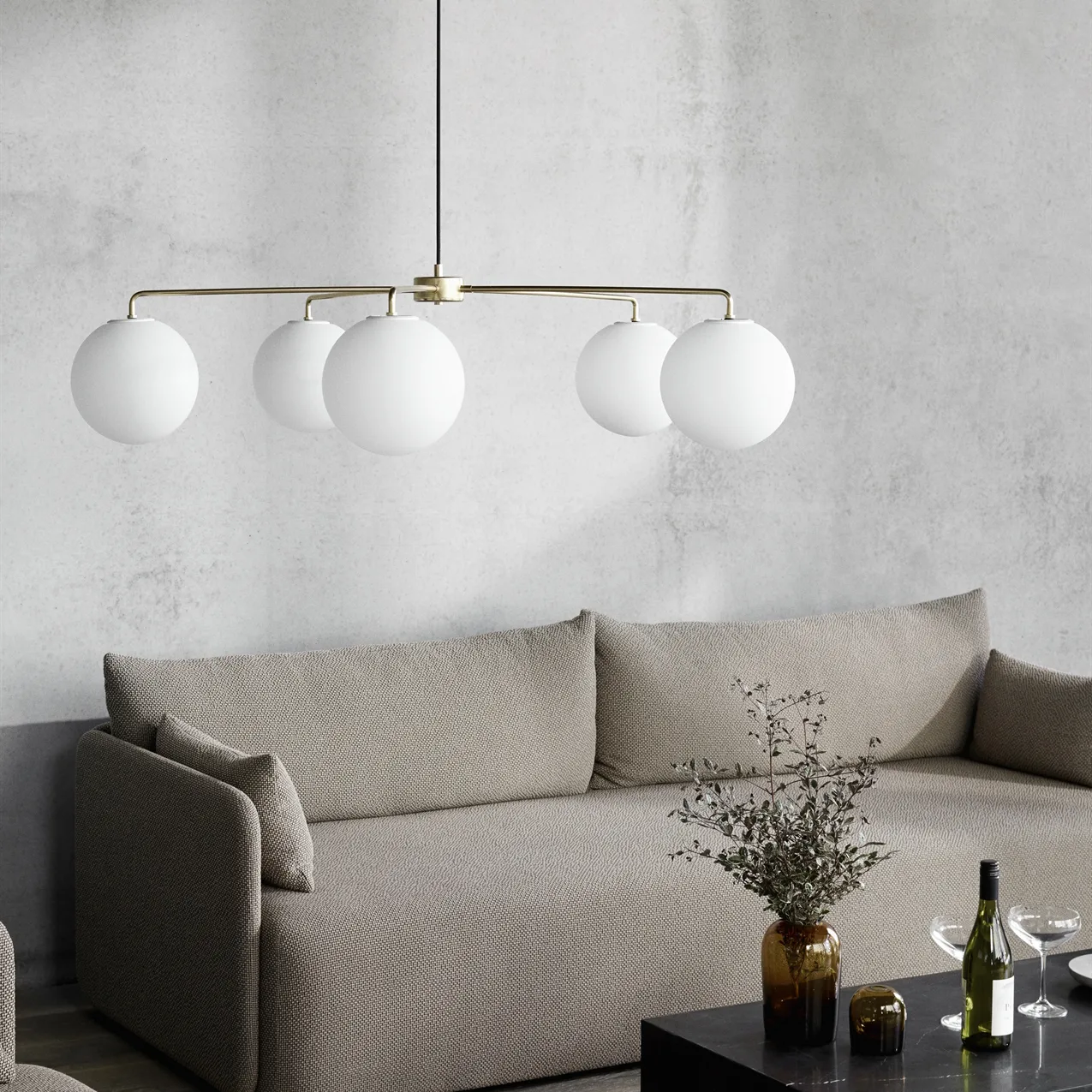 Abat-jour TR verre opale, mat Audo Copenhagen