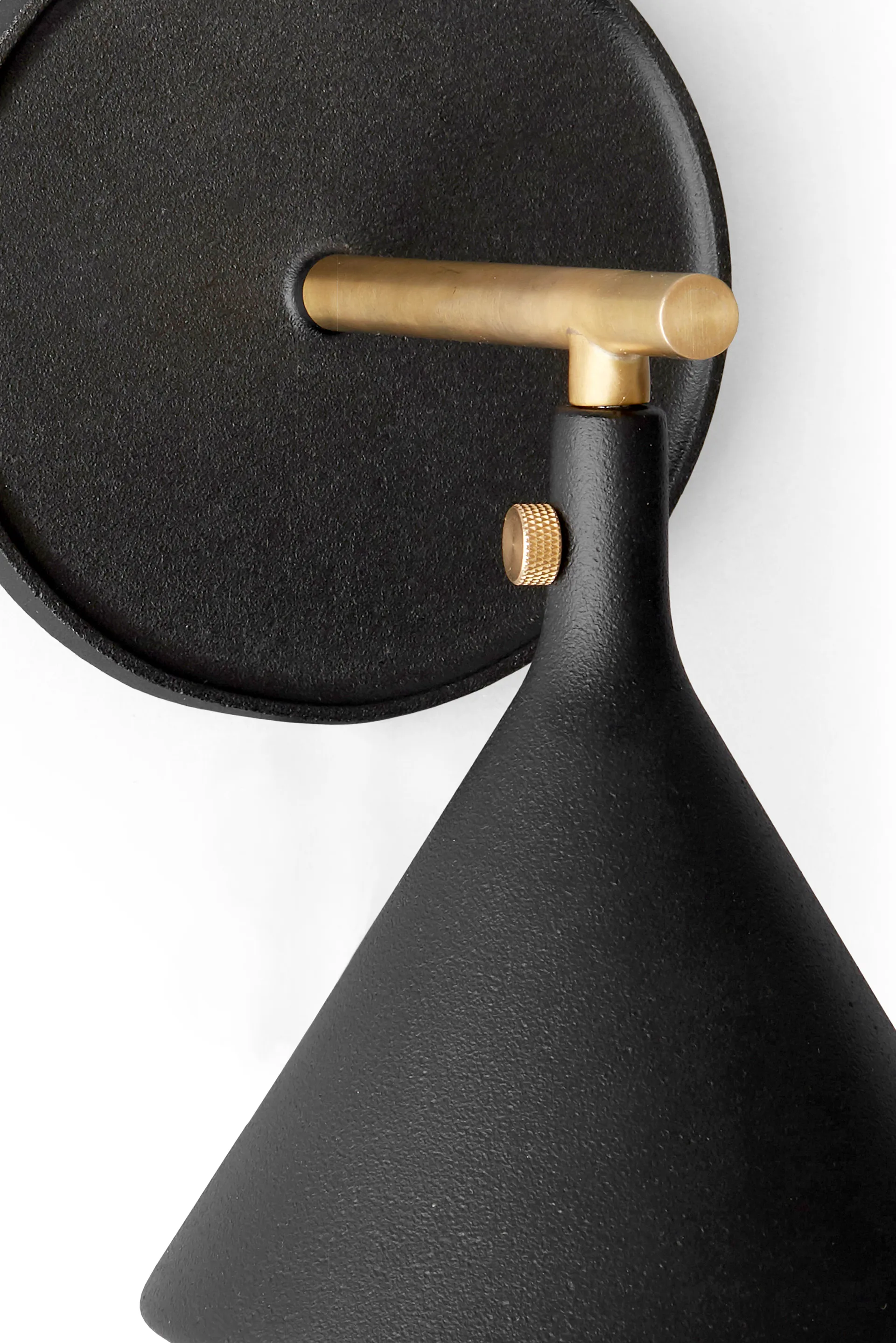 Applique murale Cast Sconce diffuser montage fixe, Black Audo Copenhagen