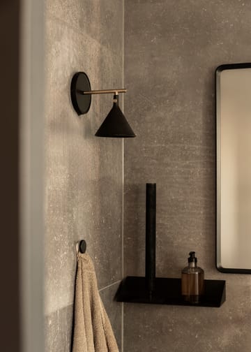 Applique murale Cast Sconce diffuser montage fixe - Black - Audo Copenhagen