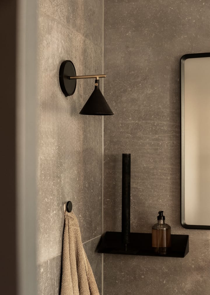 Applique murale Cast Sconce diffuser montage fixe, Black Audo Copenhagen