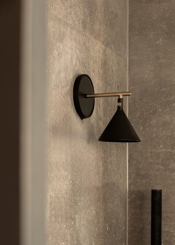 Applique murale Cast Sconce diffuser montage fixe - Black - Audo Copenhagen