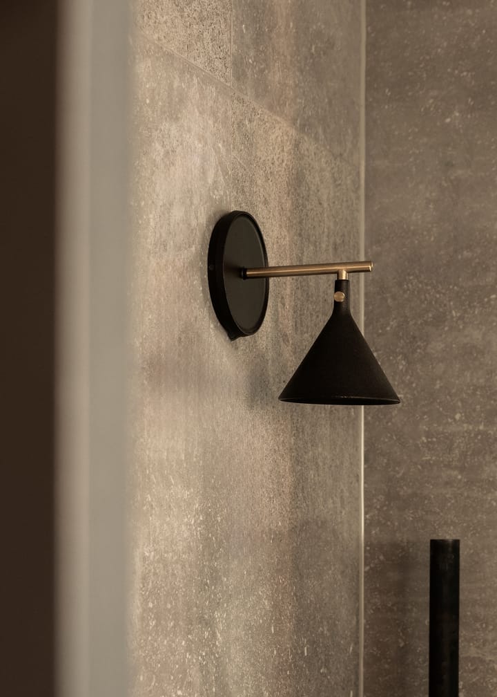Applique murale Cast Sconce diffuser montage fixe, Black Audo Copenhagen