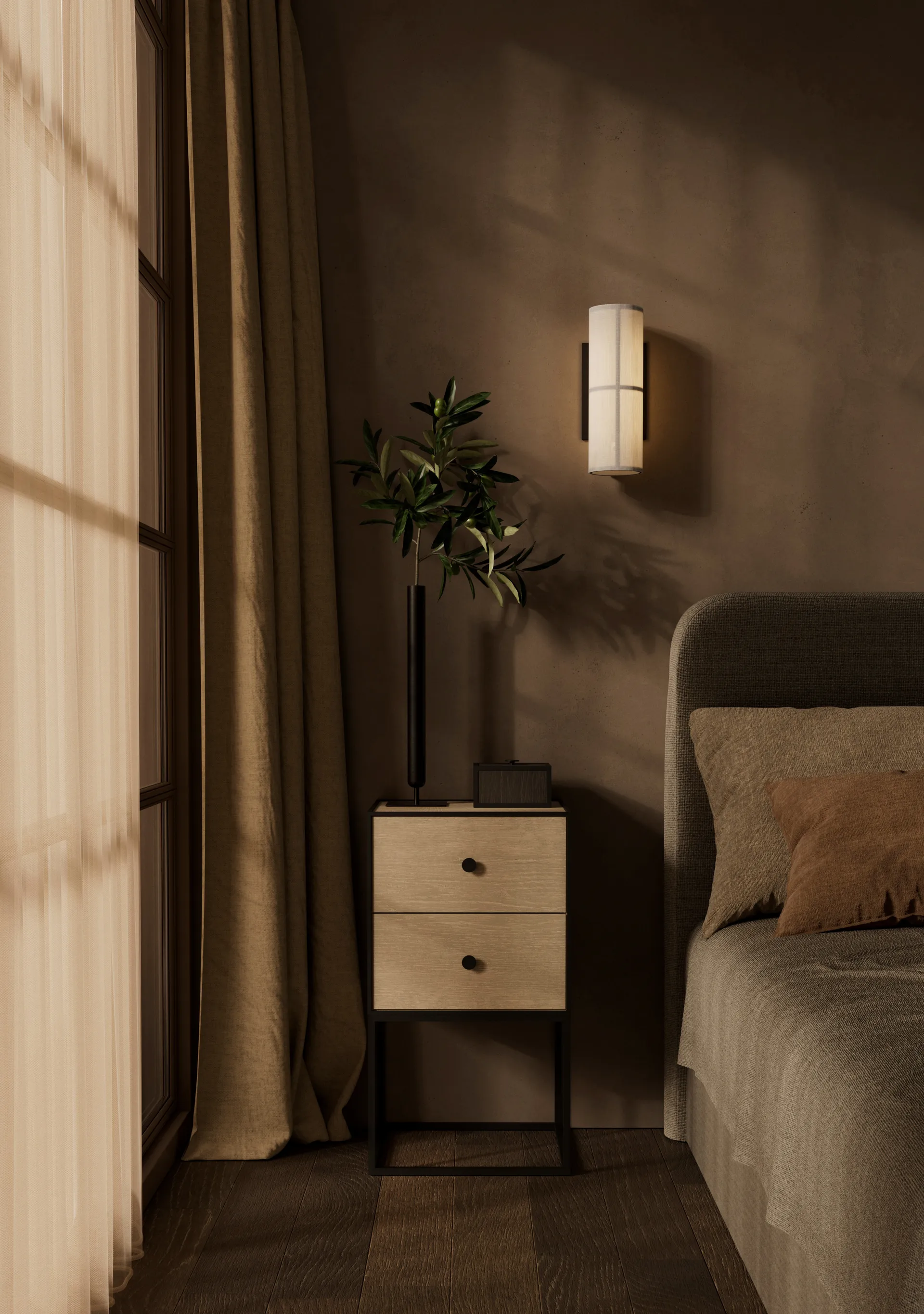 Applique murale Hashira Ø10 cm, Raw Audo Copenhagen