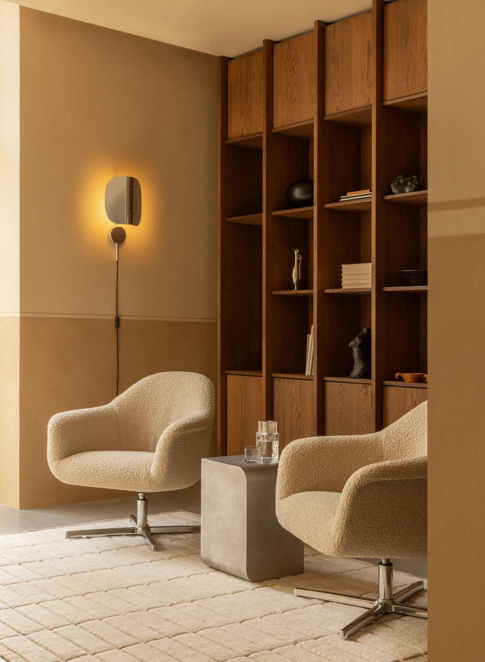 Applique murale Wing, Aluminium poli, 47 cm Audo Copenhagen