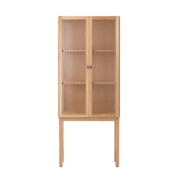 Armoire avec portes en verre Curiosity 168 cm - Oak - Audo Copenhagen