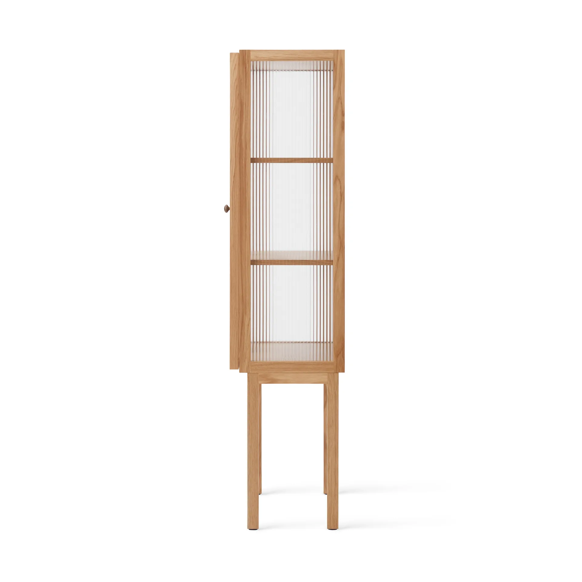 Armoire avec portes en verre Curiosity 168 cm, Oak Audo Copenhagen