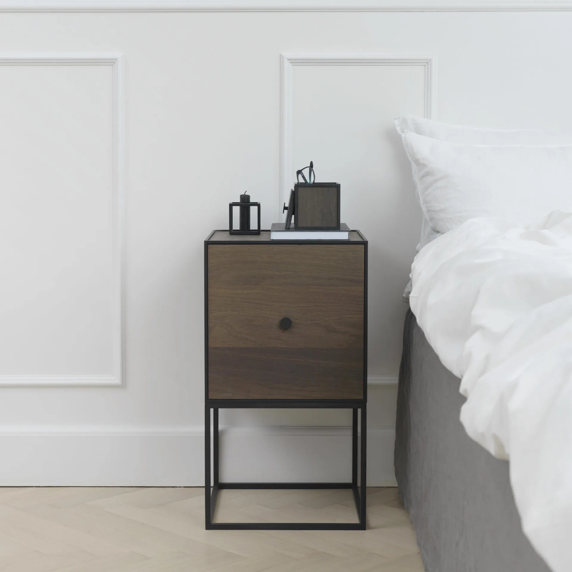 Boîte avec couvercle Frame 10, Chêne fumé Audo Copenhagen