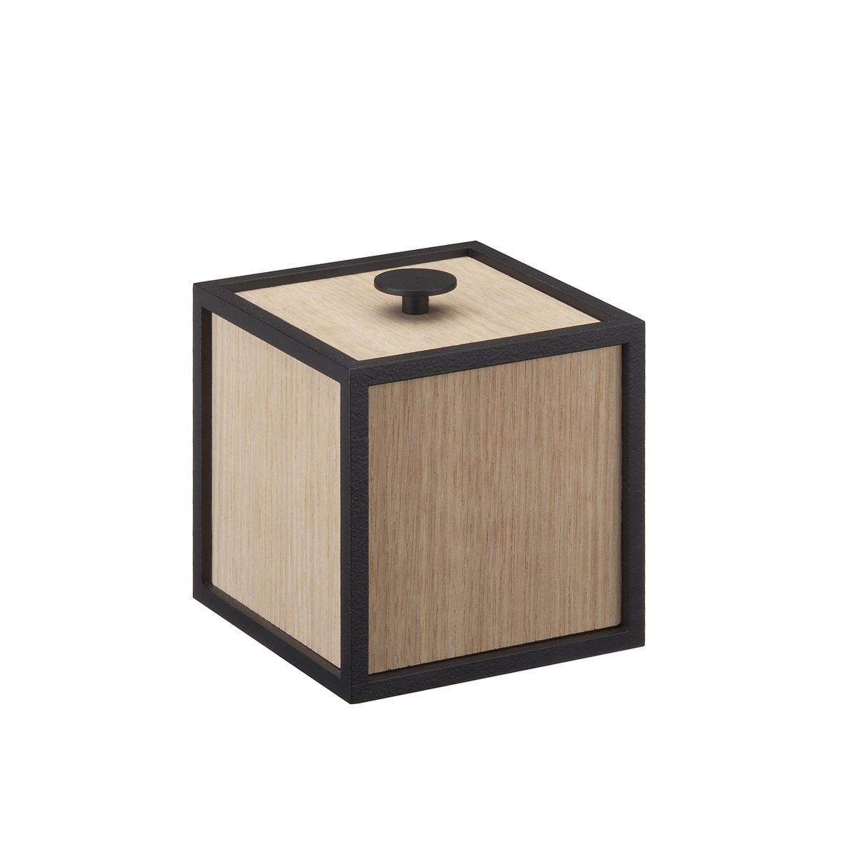 Audo Copenhagen Boîte avec couvercle Frame 10 Chêne