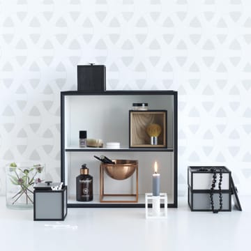 Boîte avec couvercle Frame 10 - Frêne coloré noir - Audo Copenhagen