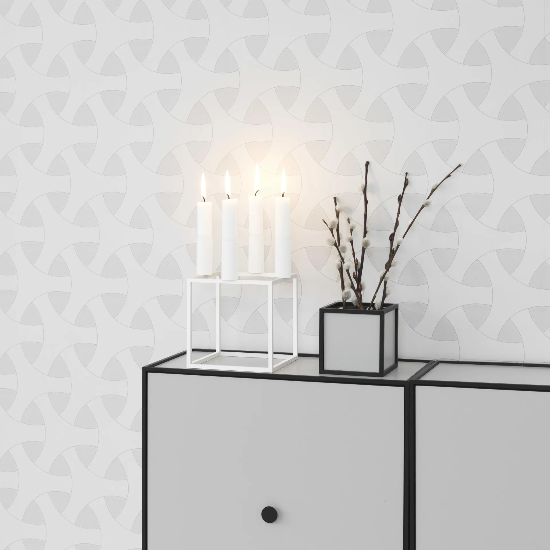 Boîte avec couvercle Frame 10, Gris clair Audo Copenhagen