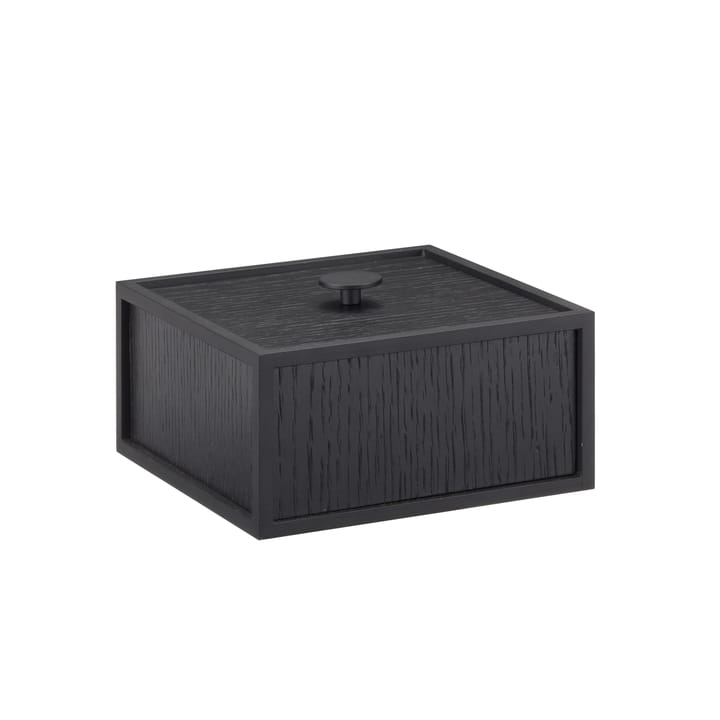 Boîte avec couvercle Frame 14 - Frêne coloré noir - Audo Copenhagen