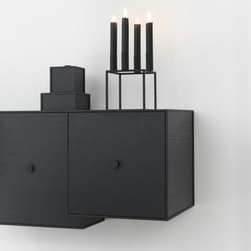 Boîte avec couvercle Frame 14 - Frêne coloré noir - Audo Copenhagen